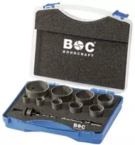 Bohrcraft Skylių pjūklų rinkinys RLS9 - 11 dalių bimetalinis HSS