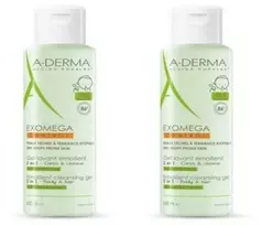 A Derma EXOMEGA CONTROL emollient gel 2in1 pack 2 x 500 ml
