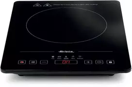 Ariete 1997 Nešiojama vienos indukcinės kaitlentės, stiklo keramikos, 2000 W, 10 galios lygių, laikmatis iki 4 valandų, vaikų apsauga, 5 programos, juoda