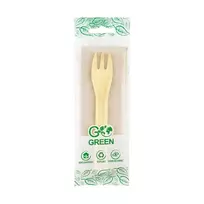 One Fitness Gogreen Kompostuojamas iškylų rinkinys (šakutė, servetėlė) Go Žalias | 0,01kg