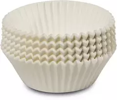 Guardini keksiukų kepimo formos, 100 vnt., baltas, lengvai kepamas, Ø7x3cm