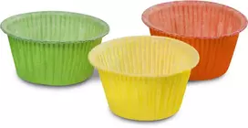 Guardini Easy Bake keksiukų kepimo formos, 6 vnt. spalvotų, Ø 5 x 4 cm
