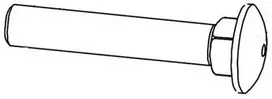 BuzzRack Važiuojamasis varžtas M12x70mm