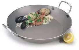 DE BUYER CARBONE PLUS Apvali keptuvė su dviem rankenomis 40cm