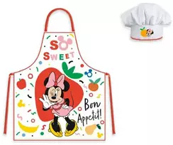 "Disney" Minnie vaikiška prijuostė 2 dalių rinkinys