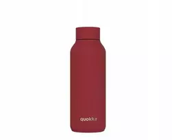 „Quokka Solid“ – nerūdijančio plieno termosas, 510 ml (ugnies plyta, Raudona)