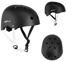 MTW001 Juodas DYDIS. L(58-61CM) NILS EXTREME šalmas