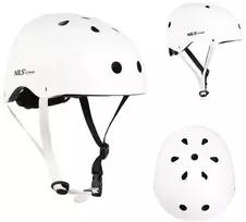 MTW001 Baltas DYDIS. L(58-61CM) NILS EXTREME šalmas