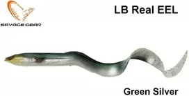 Guminukas Savage Gear LB Real EEL Žalias Sidabrinis