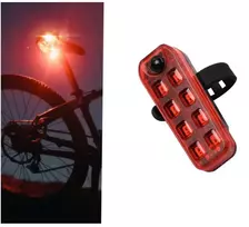 LED įkraunamas galinis dviračio žibintas, raudonas