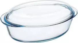 Orkaitei atsparus indas su dangčiu 4 l Slow Cook ovalus PYREX