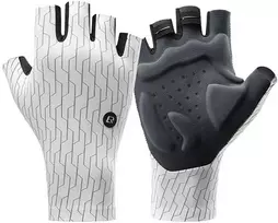 Rockbros Road Cycling pirštinės dydis: XL – baltos spalvos/juodos spalvos