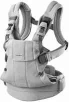 BabyBjorn Harmony - ergonomiška nešynė naujagimiams ir kūdikiams | Austas šviesiai pilkas melanžas