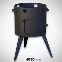 Kazan Mangal Krosnelė kazanui 8-10L / skersmuo 36cm / plienas 2mm