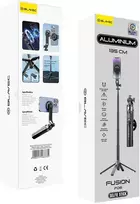 Blavec Selfie Stick Aliuminio Fusion P-06 Magsafe tripod + remote control + holder 1,34 metres (SSFP06-MTRHB134) juodos spalvos