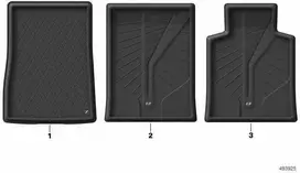 Bmw G15 F92 M8 Bagažo Skyriaus Kilimėlis Originalus 51472458864