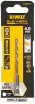 Grąžtas metalui HEX 1/4, 4,0 mm, DeWALT