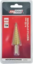AW-Tools AWTOOLS LAIPTINIS GRĄŽTAS HSS-TIN / 4-22mm