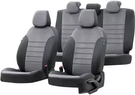 Otom London sėdynių užvalkalai (eko oda, medžiaginiai) Volkswagen T6 2015-2024m. (2 vietų)