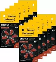 Intenso Intenso klausos aparatų baterijos | Cinko-oro A312 60 vnt. pakuotė