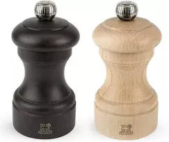 Peugeot Druskos ir pipirų malūnėlių rinkinys, 10 cm, šokolado skonio, Bistro