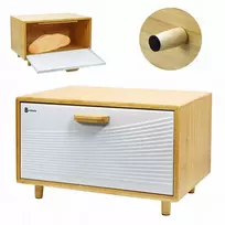 Bambukinis duonos indas BRUNBESTE BB-4253 Baltas