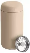 Termosinis puodelis Fellow Carter Move + apsauga nuo purslų, Sand Dune, 354 ml