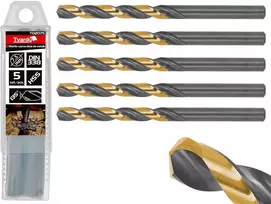 Grąžtas Wiertło Tvardy Juodai-auksinė do metalu HSS 7.50mm (5/50/500) (5901477179518)
