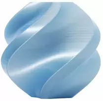 BambuLab Bambu Lab PLA Silk+ plastikas 1.75mm 1kg – rinkinyje su daugkartine rite – Baby Mėlyna