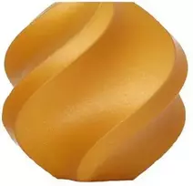 Bambu Lab PLA Sparkle plastikas 1.75mm 1kg - komplekte su daugkartine rite - Classic Gold Sparkle
