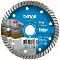 DISTAR DEIMANTINIS DISKAS BETON PRO 125 x 2,2 x 22,23mm TURBO