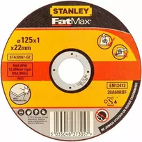 Stanley nerūdijančio plieno pjovimo diskas 125 x 22,2 mm, storis 1,0 mm (STA32607-QZ)