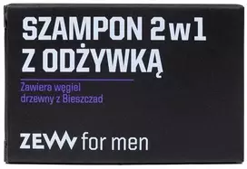 Dove Zew For Men 2in1 šampūnas su kondicionieriumi ir medžio anglimi iš Bieszczady 85ml