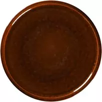Secret De Gourmet AKMENS plokščia lėkštė 28 cm gintaro spalvos