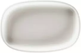 Orion STONE lėkštė 23x15 cm balta