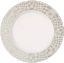 Novastyl NORWICH Talerz płaski 23 cm smėlio spalva rant