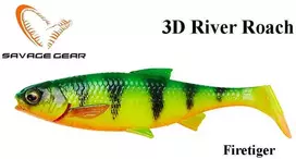 Masalas Savage Gear 3D River Roach Firetiger 4vnt