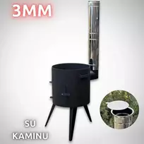 Krosnelė Kazan Mangal 16-22L kazanui / skersmuo 44cm / plienas 3mm