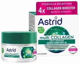 Astrid Dieninis kremas nuo raukšlių ir elastingumą atkuriantis SPF 10 Multi Collagen (kremas) 50 ml