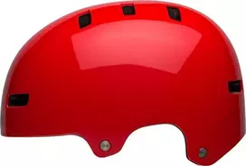 Bell BELL LOCAL bmx šalmas. Šalmo dydis: L (59–61,5 cm). Pasirinkite spalvą: blizgi tamsiai raudona.