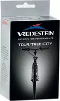 Vredestein Vaikiška trekingo dviračio padanga VREDESTEIN Tour/Trek/City 27x1.5 - 28x1.5/8x1.5 (32/47-609/635), Schrader, 185g (NAUJA)