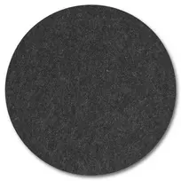 Dark Veltinio padėklas stalui, Ø 38 cm, tamsiai pilkas, ZELLER