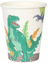 Hisabjoker Ab Dinozaurų popieriniai puodeliai, 8 vnt.