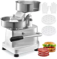 Profesionalus mėsainių formavimo presas, 150 mm, nerūdijantis plienas, tvirtas, hamburgeriams
