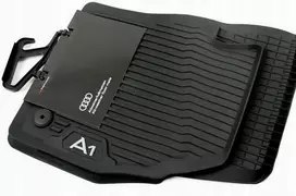VAG AUDI A1 SINCE 2019 Priekiniai guminiai grindų kilimėliai RHD 82C061501041 Originalūs