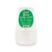 Jetworld Gogreen Akiniai ekologiški Go Žalias 250ml 10 vnt. baltas