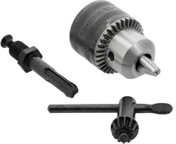 Grąžtas Toya Sa Poland Grąžto griebtuvas su raktu ir SDS-Plus adapteriu | 1.5–13 mm | 1/2"-20UNF | Yato (YT-820302)