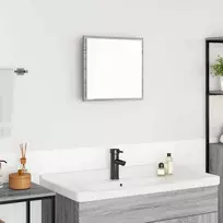 LED vonios veidrodis Pilkas Sonoma 40 x 37 x 8.5 cm