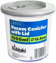Bublaki Vakuuminis maisto indas 1000 ml, aukštis 13 cm