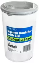 Bublaki Vakuuminis maisto indas 2000 ml, aukštis 20 cm